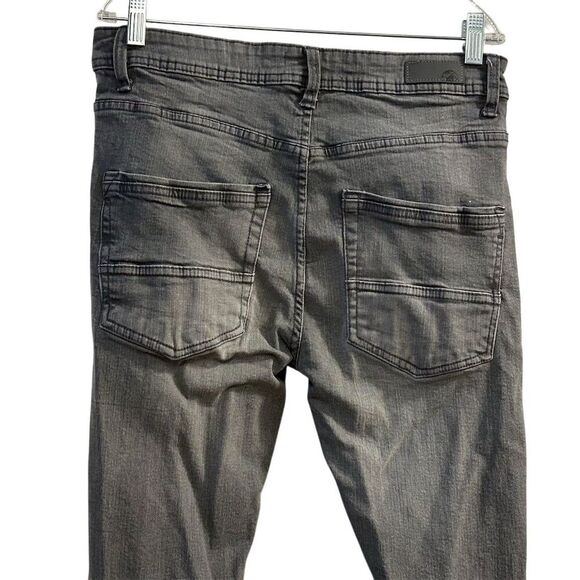 Free Planet Men's Gray Straight Jeans Size 31x30 Mid Rise Denim - Picture 3 of 10